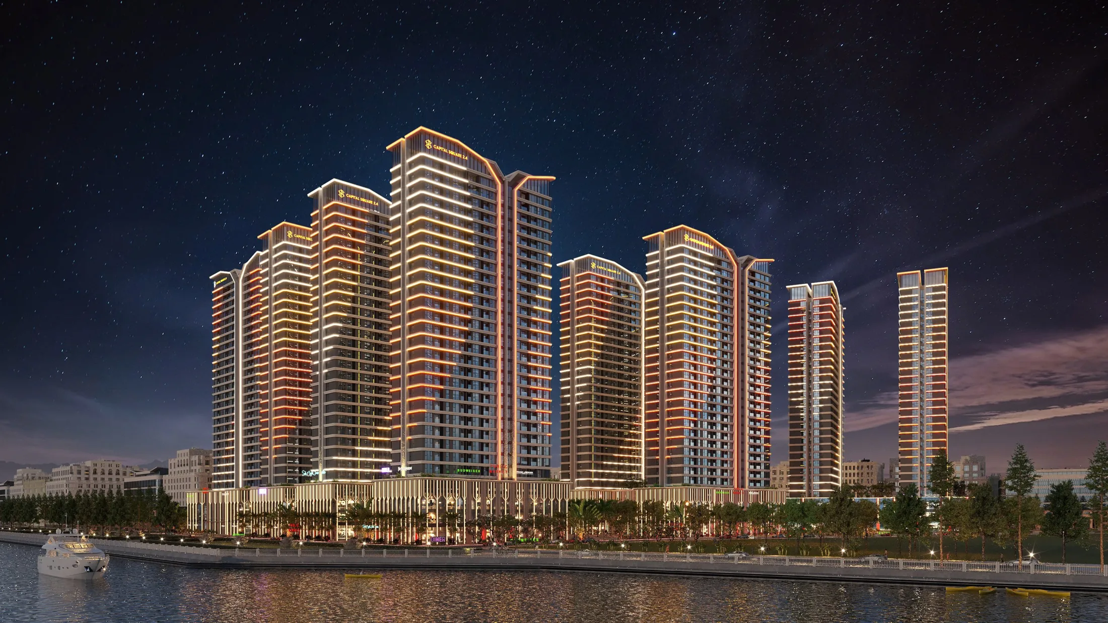 Phối cảnh tổng thể khu đô thị Capital Square Đà Nẵng